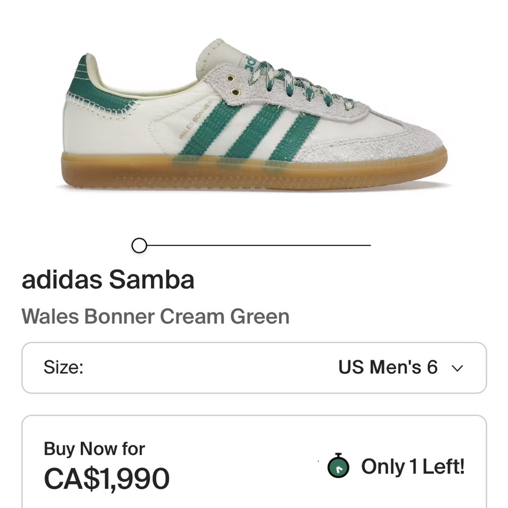 Wales Bonner x Adidas Sambas